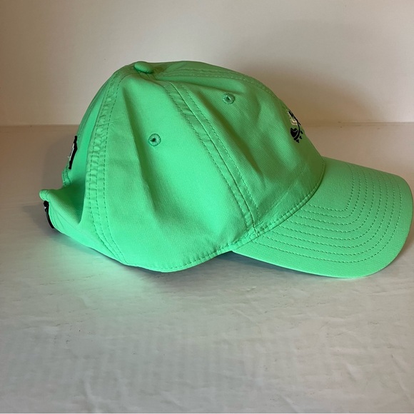 FootJoy FJ Performance Golf Hat Green Old School Logo Adjustable Strapback Cap - Picture 2 of 10